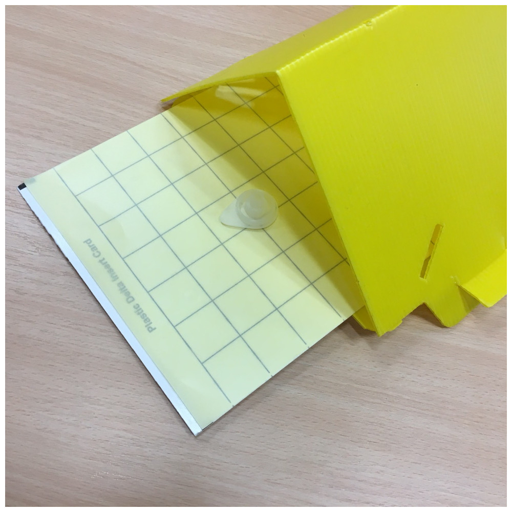 kit-piege-delta-trap-jaune-3-plaques-glue-jaune-coupelle